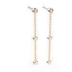 3 falling diamonds earring