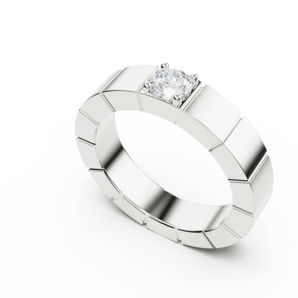 benda round single diamond ring - Image 2
