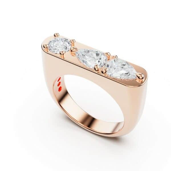 sweet 3 diamond ring