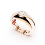 bomb ring oval diamond