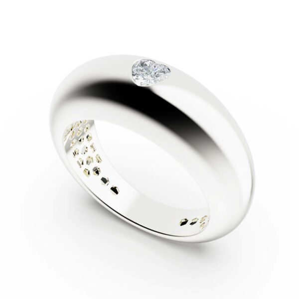 bomb ring with heart - Image 2