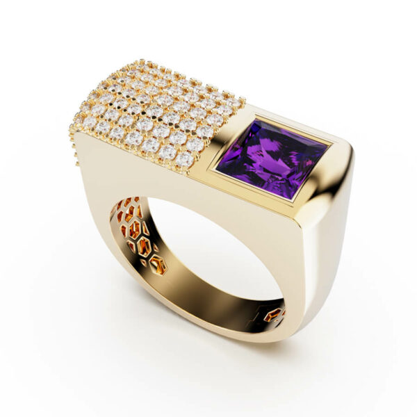 Half diamond half color - Image 9