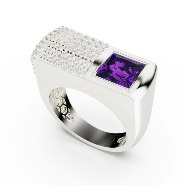 Half diamond half color - Image 10