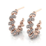 Medium Bisli Pair earring with Diamond