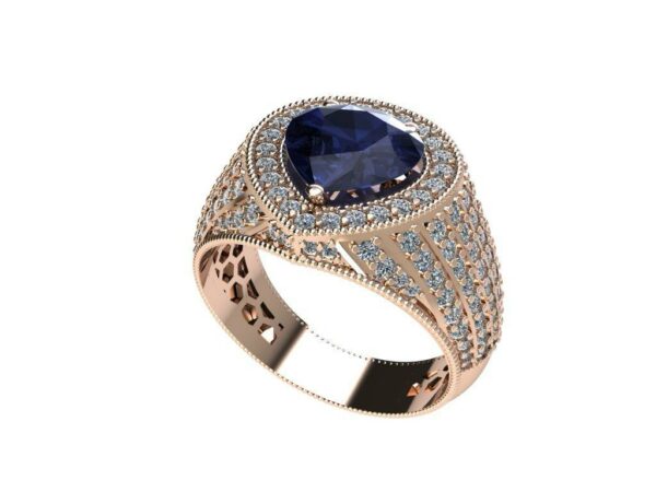 Diamonds all over ring