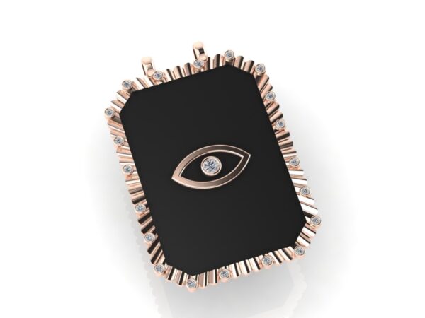 Large disc eye necklace - Image 3