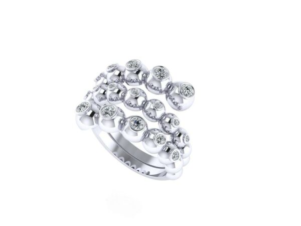 A Snake and dots ring - Image 2