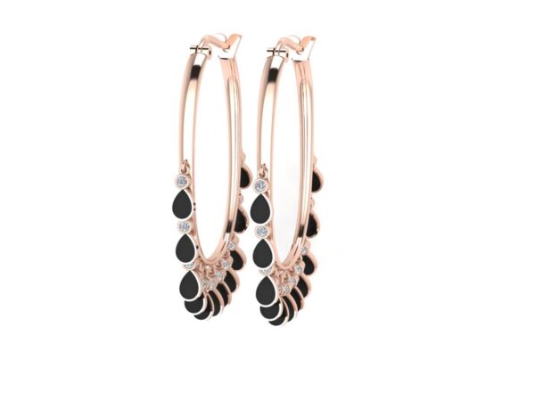 Earring with color drops - Image 14