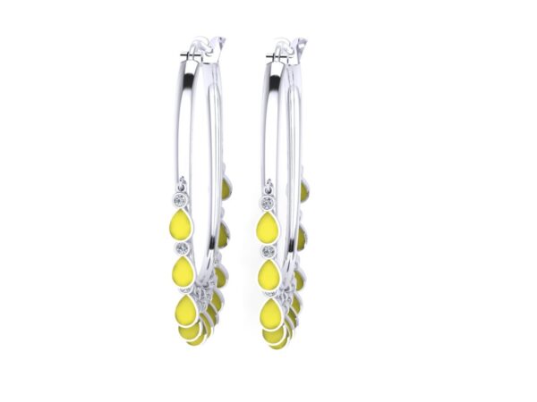 Earring with color drops - Image 16