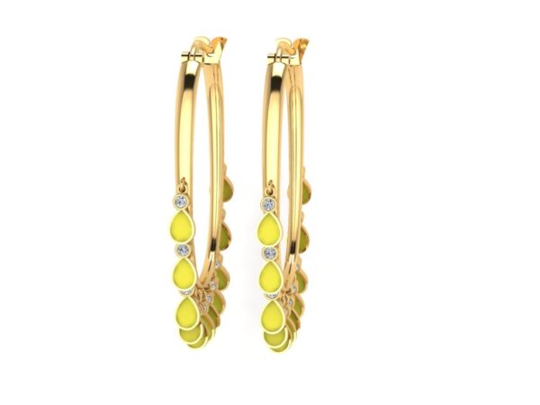 Earring with color drops - Image 18