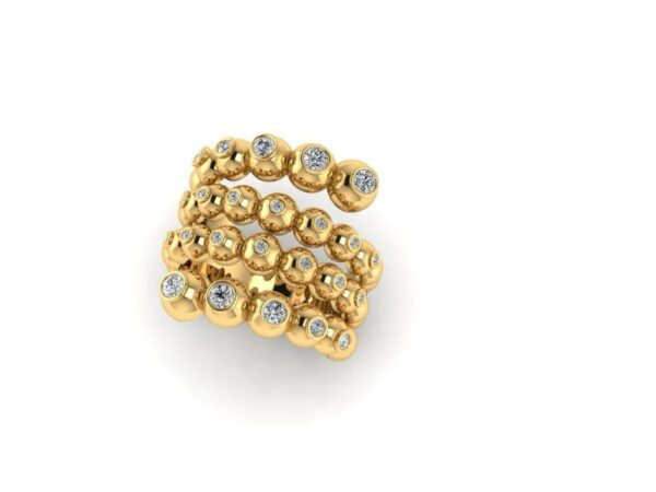 Long dot snake ring - Image 4