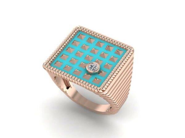 Pyramid square ring medium