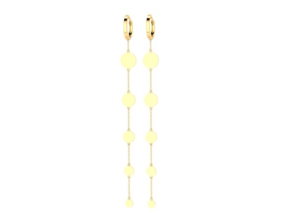 Etni earring on a  hoop - Image 3