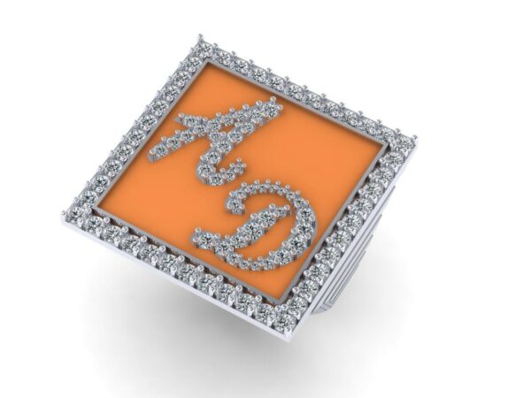2 letters full diamonds big ring - Image 15