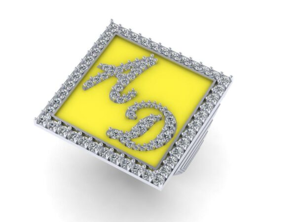 2 letters full diamonds big ring - Image 12