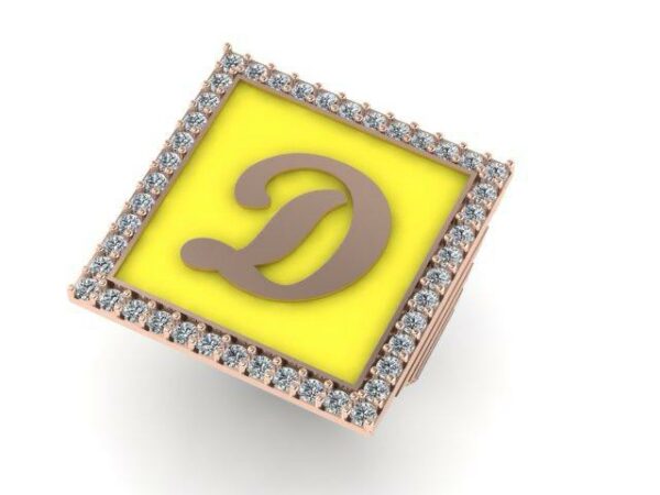 Square big gold letter - Image 9