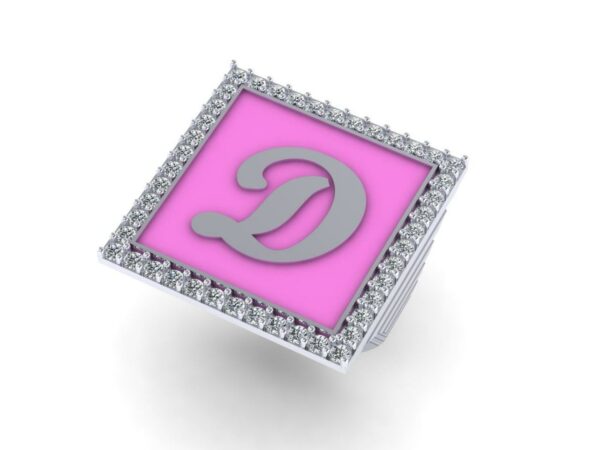 Square big gold letter - Image 17
