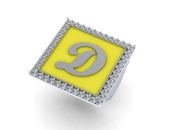 Square big gold letter - Image 8