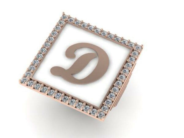 Square big gold letter - Image 11