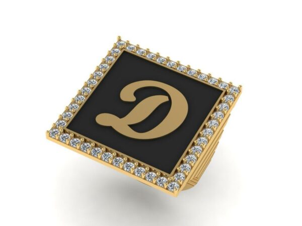Square big gold letter - Image 14
