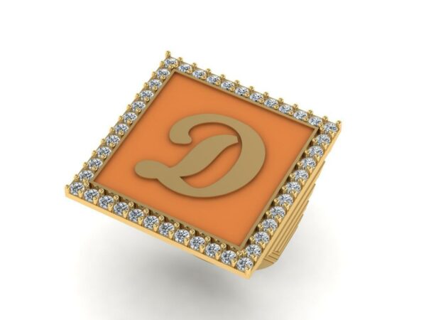 Square big gold letter - Image 5
