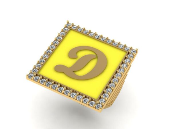 Square big gold letter - Image 10