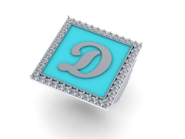 Square big gold letter - Image 2