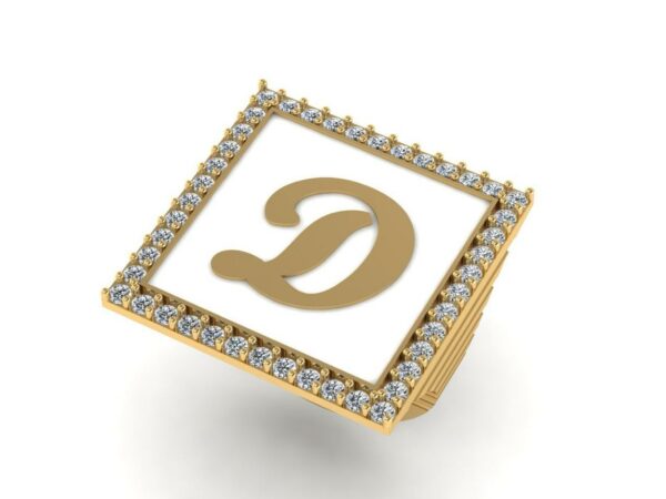 Square big gold letter - Image 12