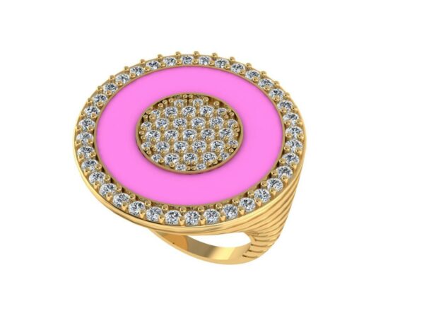 Circle within a circle ring - Image 15