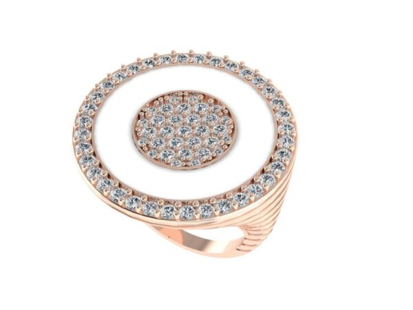 Circle within a circle ring - Image 20