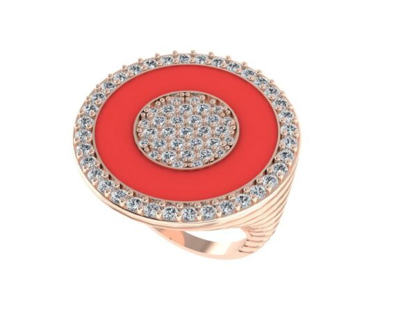 Circle within a circle ring
