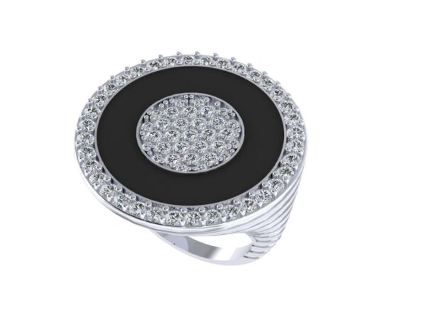 Circle within a circle ring - Image 12