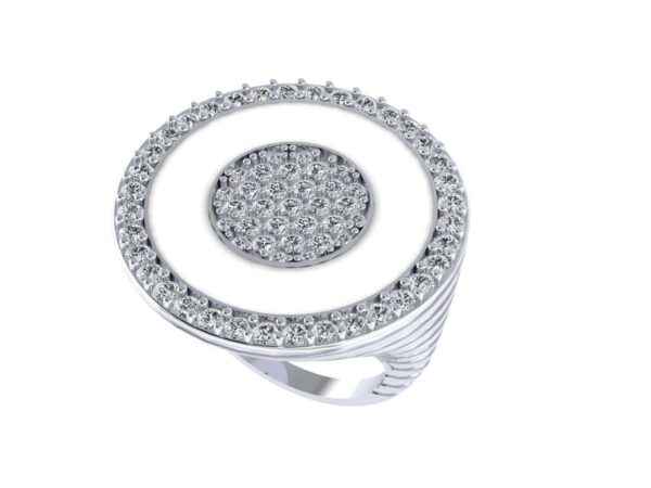 Circle within a circle ring - Image 19