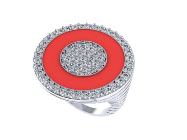 Circle within a circle ring - Image 3