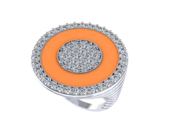 Circle within a circle ring - Image 4
