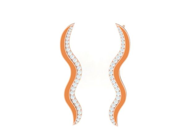 Frill earring