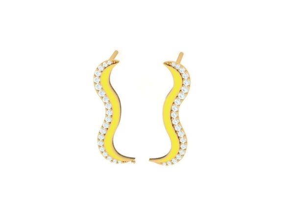Short frill earring - Image 18