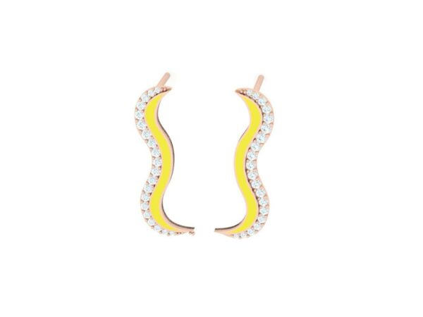 Short frill earring - Image 17