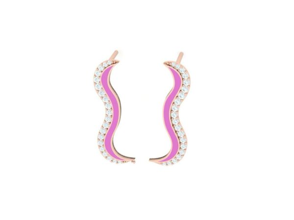 Short frill earring - Image 15