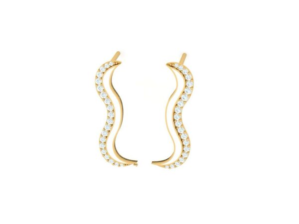 Short frill earring - Image 14