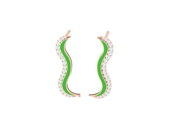 Short frill earring - Image 10