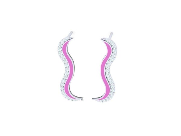 Short frill earring - Image 7