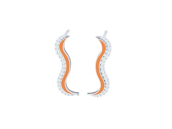 Short frill earring - Image 6
