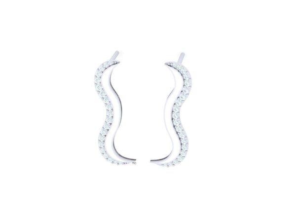 Short frill earring - Image 5