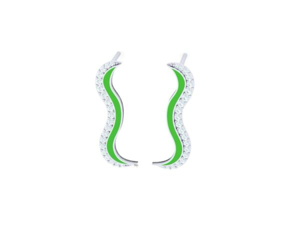 Short frill earring - Image 9