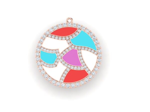 Colorful long neckless