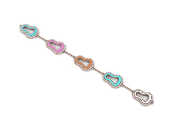 Colorful peanut bracelet