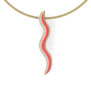 Big Color rounded necklace
