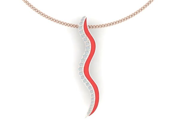 Medium Color rounded necklace - Image 3