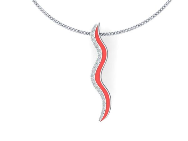 Medium Color rounded necklace - Image 2